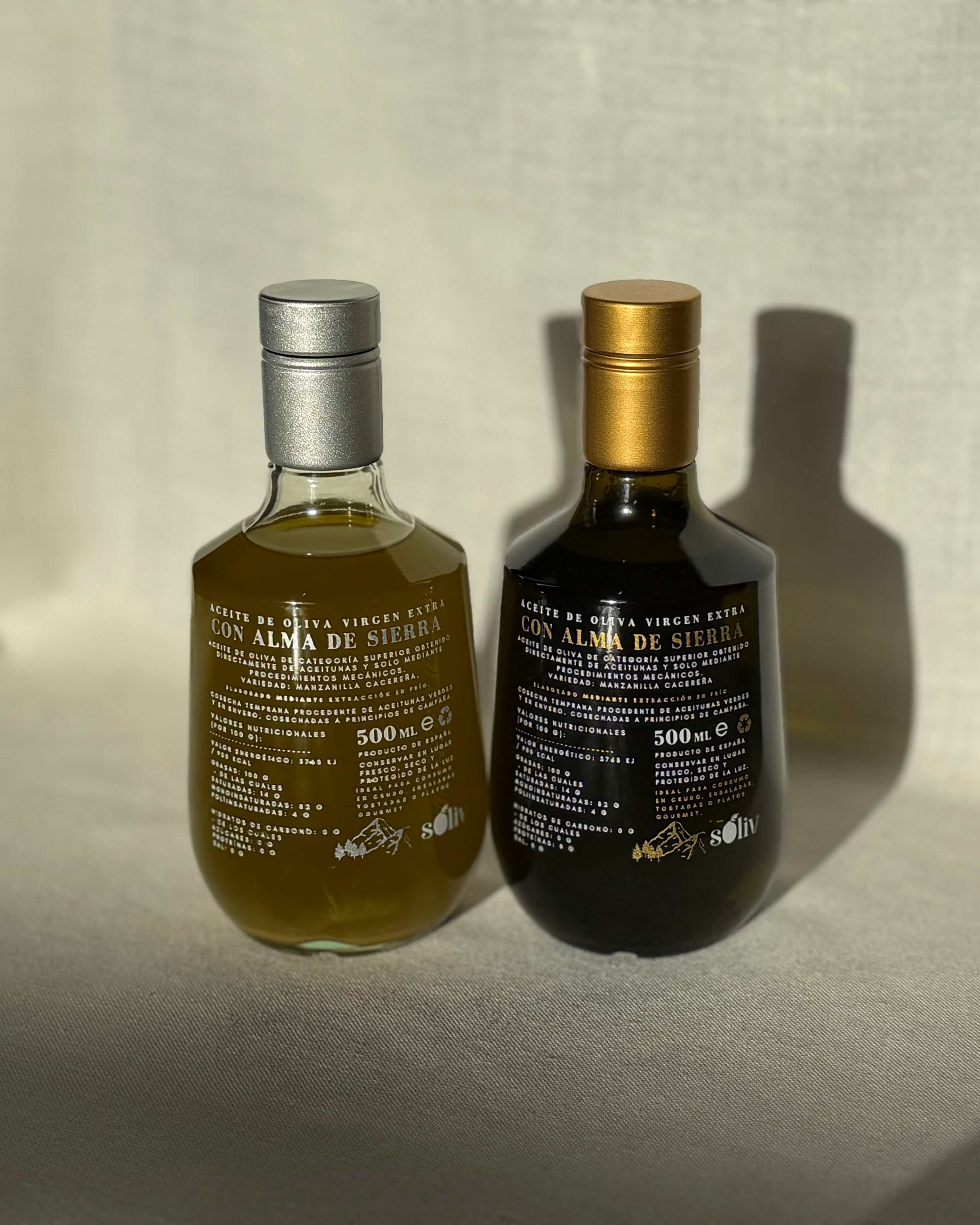 Pack de aceites – PREMIUM y SIN FILTRAR